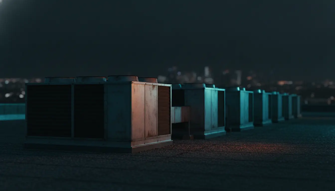 Commercial rooftop HVAC package units